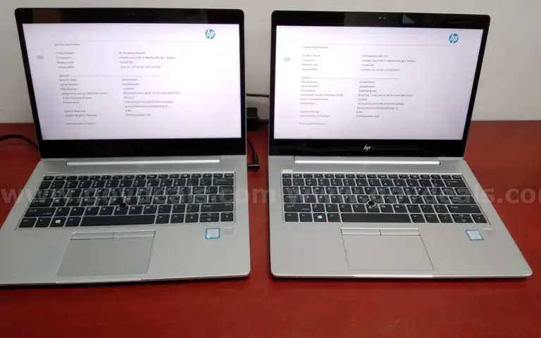 Lot of (2) HP EliteBook 830 G5 i7 8th Gen laptops