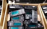Lot of (144) Harris/M/A-Com, M7300/M5300 mobile radios, with (150) Harris CH721 control heads.