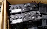 Lot of (144) Harris/M/A-Com, M7300/M5300 mobile radios, with (150) Harris CH721 control heads.