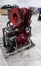 Set of 5 industrial hose reels