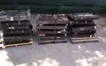 Lot of Scrap aluminum Radiators.