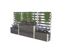 Urbana Parklette Planter Combo with Trellis