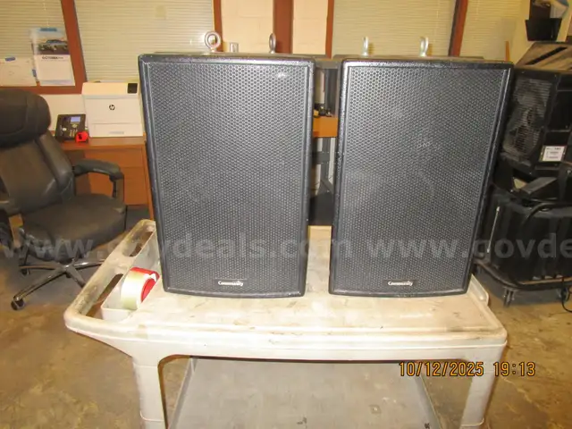 Community Speakers (Working Condition Unknown) Qty 2