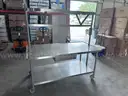 Rolling Stainless Steel Table