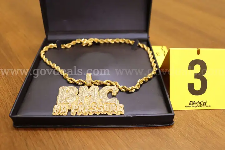 Gold in color Chain with Pendant