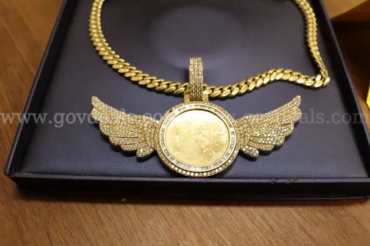 Gold in color Chain with Pendant