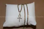 Gold in color Ankh Charm Necklace