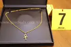 Gold in color Ankh Charm Necklace