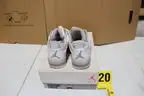 Size 10 Air Jordan 4 Retro "White and Gray