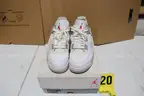 Size 10 Air Jordan 4 Retro "White and Gray