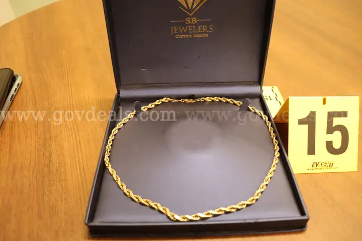 Rope necklace - Yellow 14K Gold (Weight = 50 grams)