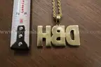 Gold in color DBH Chain and Pendant
