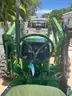 2014 John Deere 5065E Tractor with Front End Loader and Sweeper Attachment