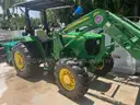 2014 John Deere 5065E Tractor with Front End Loader and Sweeper Attachment