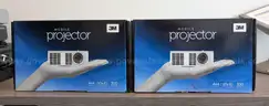 Nine Projectors all power on mostly Epson