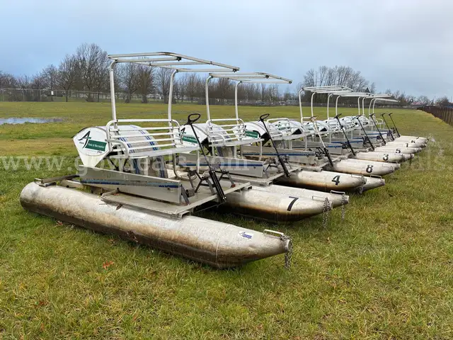 Lot of 8 Paddle Boats