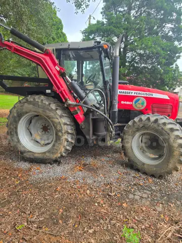 Massey Ferguson 5460 With Side arm Mower