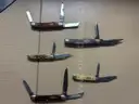 lot of 5 CASE knives
