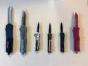 lot of OTF knives