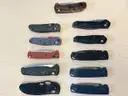 lot of eleven benchmade knives