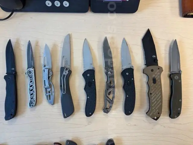 lot of assorted Gerber knives