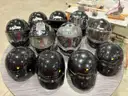 lot of helmets (multiple uses)