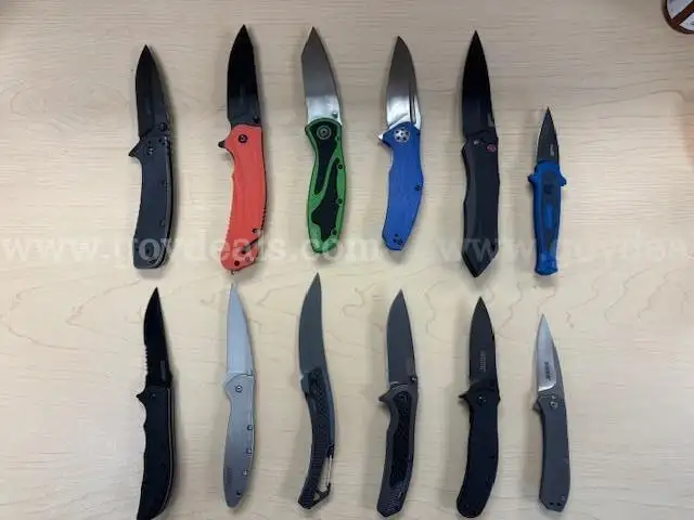 lot of twelve KERSHAW knives