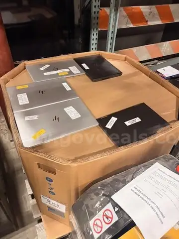 218 laptops in various states of disrepair **no power supplies**