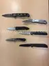 lot of six CRKT knives