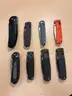 lot of eight Benchmade knives