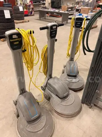 three floor cleaners **for parts**