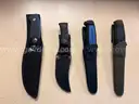 four fixed blade knives