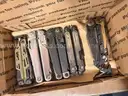 lot of high-end Leatherman multi-tools