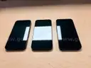 three iPhone 13 cell phones **Verizon network**