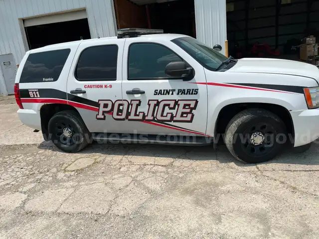 2013 Chevy Tahoe - Police Vehicle