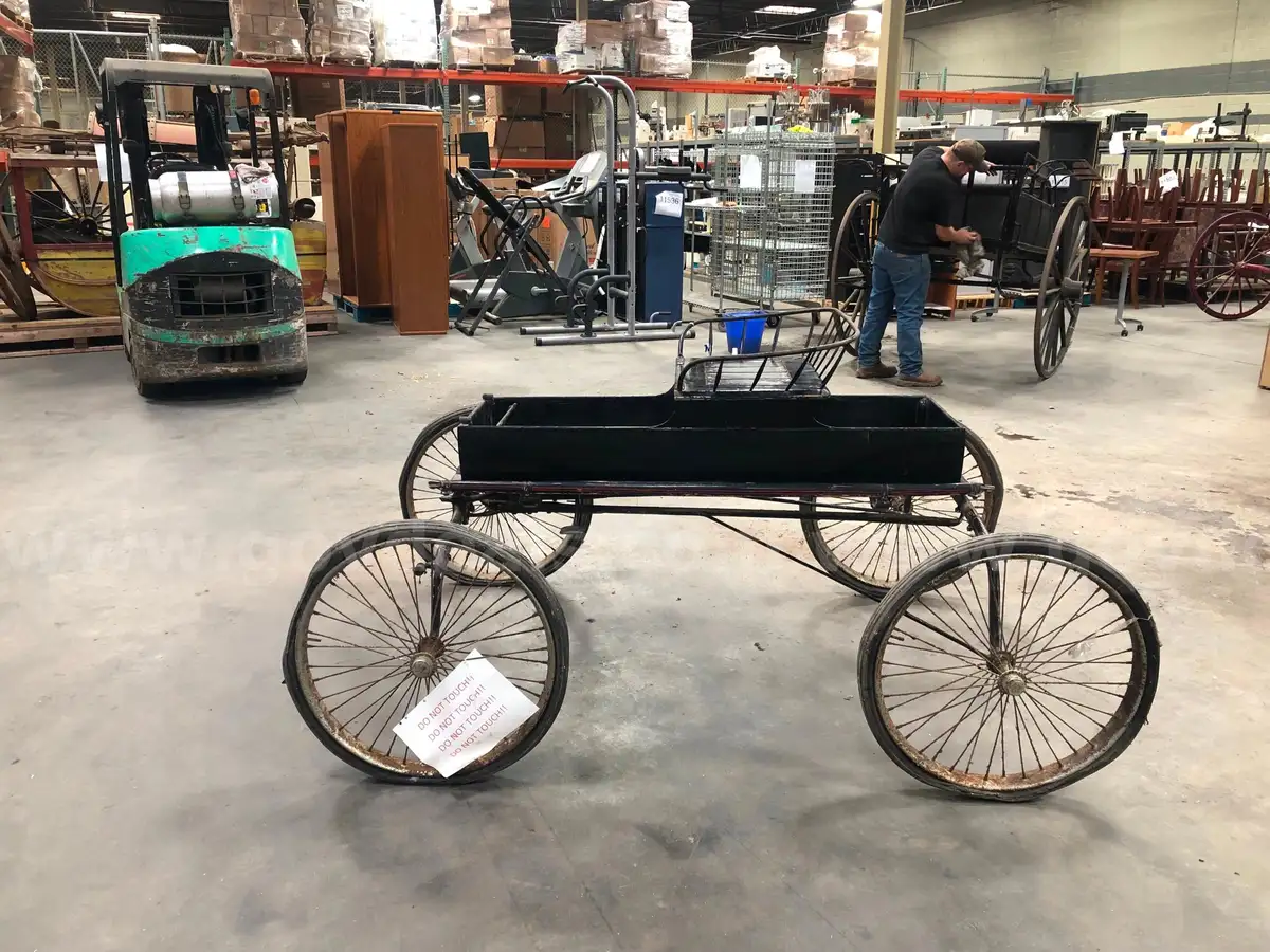 Vintage Fine Harness Buggy GovDeals