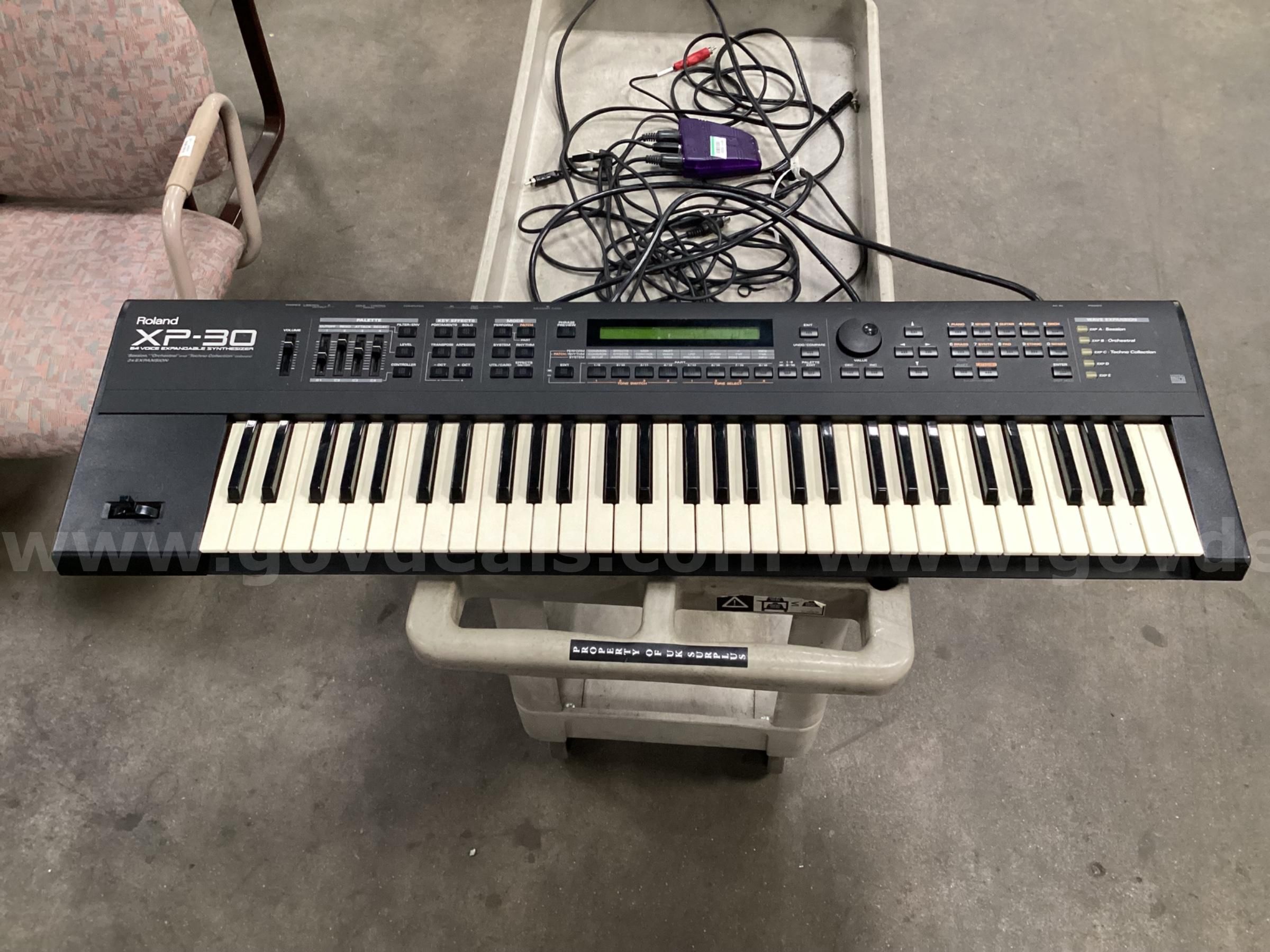 Roland XP-30 64 Voice Expandable Synthesizer (12) | AllSurplus Roland XP-30 64 Voice Expandable Synthesizer (12) | AllSurplus