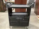 Plastic Rolling Cart.