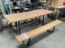 Picnic Table and 2 - Benches.