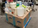 Pallet of Assorted Lab Use Plastic