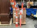 Gaylord of Traffic Cones. (No Bottom Weights)