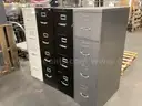 4 - 4 Drawer Filing Cabinets.