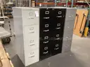 4 - 4 Drawer Filing Cabinets.