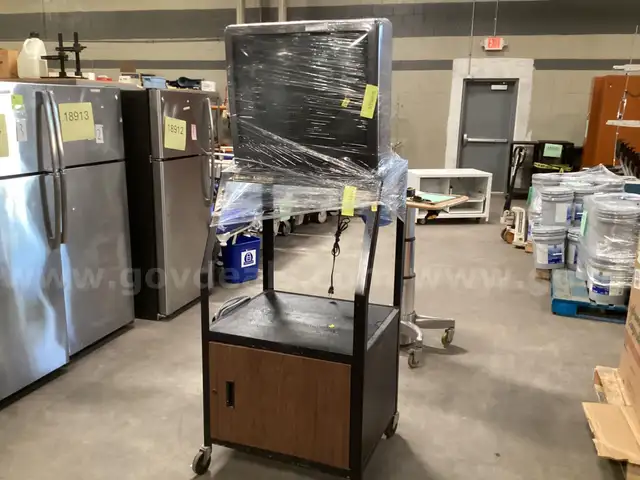 A.V. Cart w/Panasonic Television.