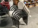 6 - Upholstered Stacking Chairs