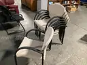 6 - Upholstered Stacking Chairs