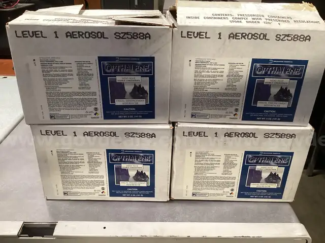 48 - Cans of Opthalene Aerosol