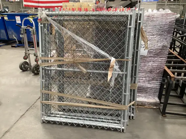 9 - 61&#x22; T x 47&#x22; W. Chain Link Fence Panels.