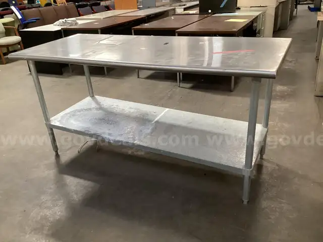 Stainless Steel Table.