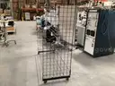 Rolling Wire Rack w/Commit To It Illuminated Sign.